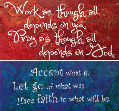 Faith Quote Plaques
